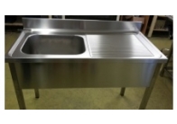 Mycí stůl se dřezem vlevo 1000x600x900mm gastro bazar Mycí stůl se dřezem vlevo 1000x600x900mm gastro bazar