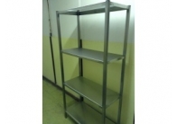 Nerezový regál 1100x500x1800mm gastro bazar Nerezový regál 1100x500x1800mm gastro bazar