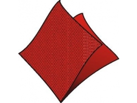Ubrousky DekoStar 40 x 40 cm červené [40 ks]