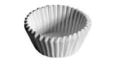 Cukrářské košíčky bílé pr. 34 x 21 mm (100ks)