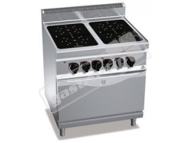 Sporák s troubou Bertos E7P4/VTR+FE  gastro
