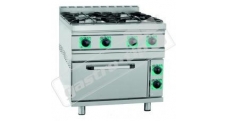 Plynový tálový sporák Asber ASG-41 gastro