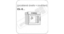 Prosklené dveře AOL pro PRO 111-141 gastro