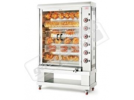 El. gril CB E-36P/R červená gastro