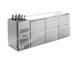 Chladicí stůl barový s agr. a chl.vanou RIGD - 314E (3 sekce/délka 2160 mm)  gastro zařízení