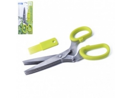 Nůžky na bylinky 5bř.+čistitko