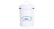 Dóza plech kulatá pr. 13 cm MOUKA BLUE LINE