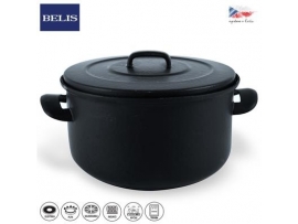 Hrnec černá BELIS 5 l poklice Hrnec černá BELIS 5 l poklice