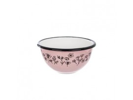 Miska smalt růžová LOUKA hluboká pr. 12 cm Miska smalt růžová LOUKA hluboká pr. 12 cm