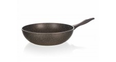 Pánev WOK s nepřilnavým povrchem PREMIUM Dark Brown 28 x 7,8 cm