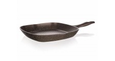 Pánev steaková s nepřilnavým povrchem PREMIUM Dark Brown 28 x 28 cm