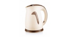 Konvice plastová CARLET 1,7 l, 1850-2200W, otočná o 360st., krémová