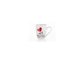 Hrnek keramický GOOD MORNING LOVE 340 ml, mix dekorů Hrnek keramický GOOD MORNING LOVE 340 ml, mix dekorů