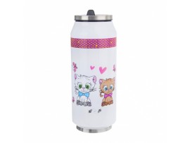 TERMOSKA PLECHOVKA KOCOUŘI 0,4 L TERMOSKA PLECHOVKA KOCOUŘI 0,4 L