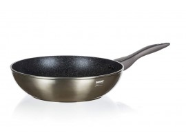 Pánev WOK s nepřilnavým povrchem METALLIC PLATINUM 28 x 7,8 cm Pánev WOK s nepřilnavým povrchem METALLIC PLATINUM 28 x 7,8 cm
