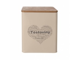 DÓZA TĚSTOVINY SRDCE 14X14X16,5 CM DÓZA TĚSTOVINY SRDCE 14X14X16,5 CM