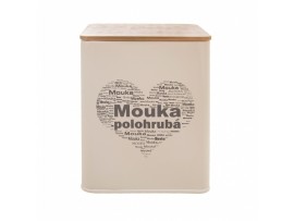 DÓZA POLOHRUBÁ MOUKA SRDCE 11,5X11,5X14 CM DÓZA POLOHRUBÁ MOUKA SRDCE 11,5X11,5X14 CM