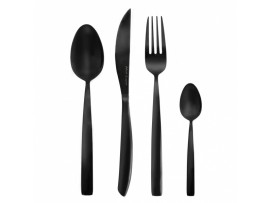 JÍDELNÍ PŘÍBORY BLACK LUXURE 24 DÍLŮ JÍDELNÍ PŘÍBORY BLACK LUXURE 24 DÍLŮ