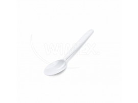 Kávová lžička (PP) znovu použitelné bílá 13cm [50 ks]