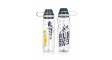 Láhev tritanová FREE MIND RUN mix 750 ml, šedá