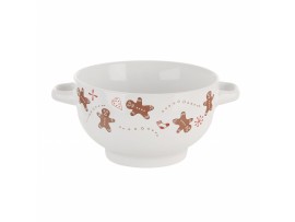 Miska ker. polévková PERNÍČEK kulatá pr. 14 cm