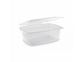 Miska (PP) s víčkem oválná průhledná 1000ml [50 ks]