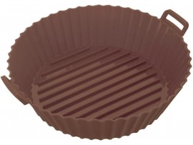 Forma silikon do horkovzdušné fritézy pr. 20 cm hnědá Forma silikon do horkovzdušné fritézy pr. 20 cm hnědá