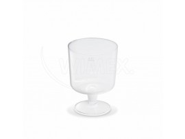 Kelímek krystal (PS) na stopce Ø72mm 0,2L [10 ks]