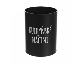 Stojan plech Kuchyňské náčiní BLACK Stojan plech Kuchyňské náčiní BLACK