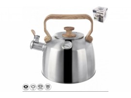 Čajník nerez píšť. s teploměrem 3,2 l