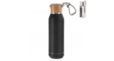 Termoláhev nerez/bambus 0,6 l černá