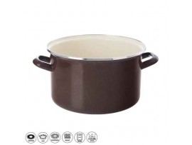 Hrnec smalt BROWN Lem 4 l