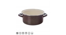 Kastrol smalt BROWN Lem 1 l