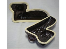 Forma beránek keramická 31 x 19,5 x 13 cm