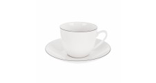 Hrnek s podšálkem Decora cappuccino 0,21 l 2 ks