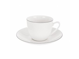 Hrnek s podšálkem Decora cappuccino 0,21 l 2 ks