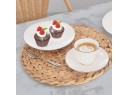 Hrnek s podšálkem Decora cappuccino 0,21 l 2 ks