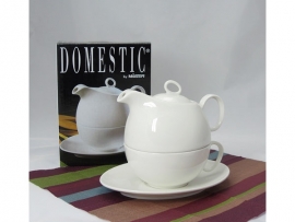 Konvička se šálkem a podšálkem TEA FOR ONE