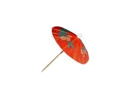 Deštníček 10 cm (6ks)