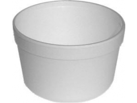 Termo - miska kulatá bílá 450 ml, 25 ks
